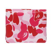 BAPE ABC Camo Coin Case Pink