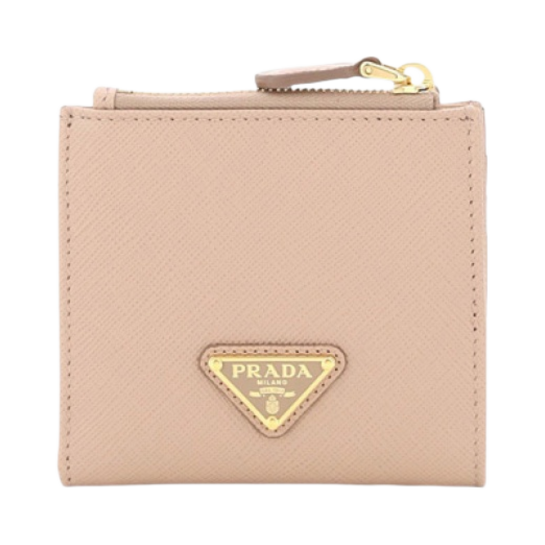 프라다 사피아노 레더 반지갑 파우더 핑크(Prada Small Saffiano Leather Wallet Powder Pink) - 1