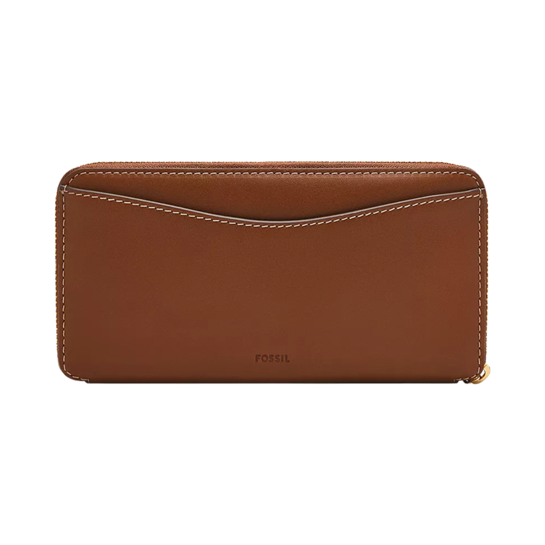 파슬 레녹스 집 컨티넨탈 월렛 미디움 브라운(Fossil Lennox Zip Continental Wallet Medium Brown) - 2