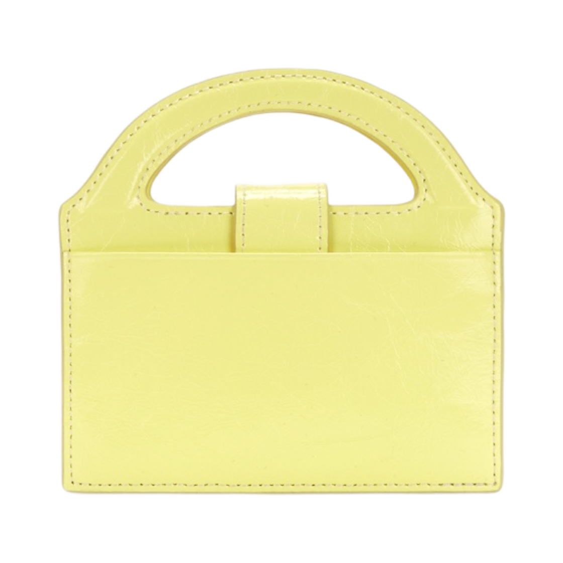 ●MATIN KIM●HANDLE ACCORDION CHAIN WALLET IN YELLOW 마뗑킴 핸들 아코디언 체인 지갑 라이트 옐로우 | Matin Kim | KREAM