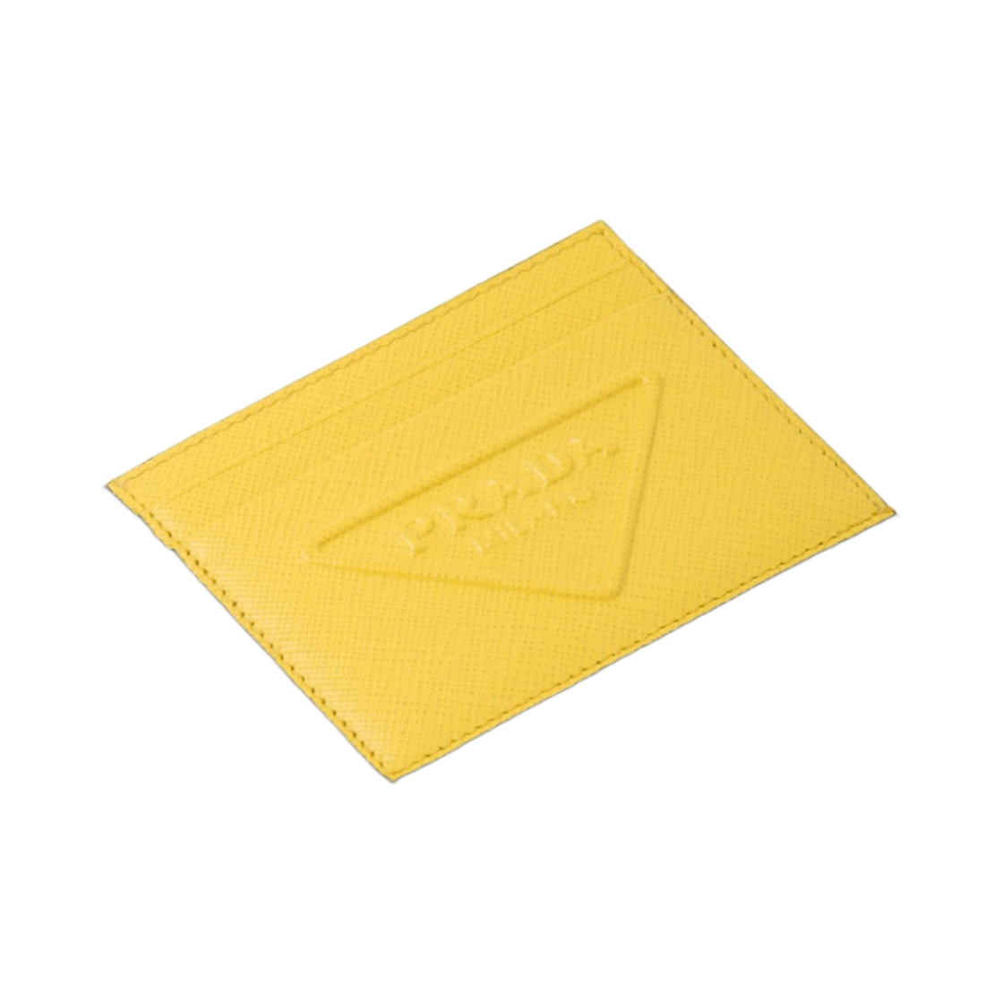 프라다 사피아노 레더 카드 홀더 써니 옐로우(Prada Saffiano Leather Card Holder Sunny Yellow) - 2
