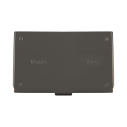 Matin Kim Signature Metal Card Holder Black