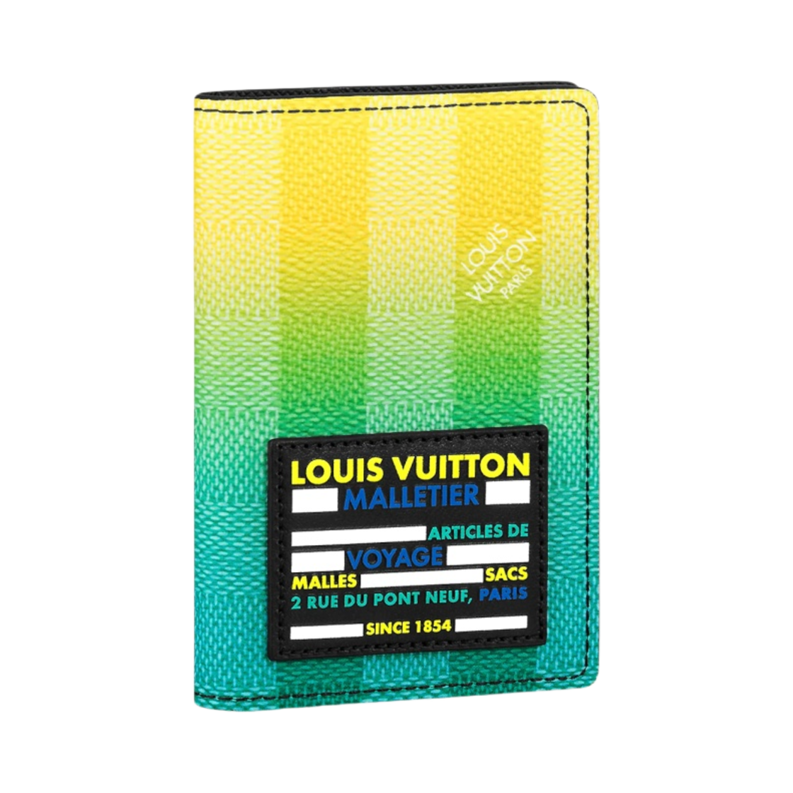 M81320 Louis Vuitton Pocket Organizer Damier Stripe Gradient Green