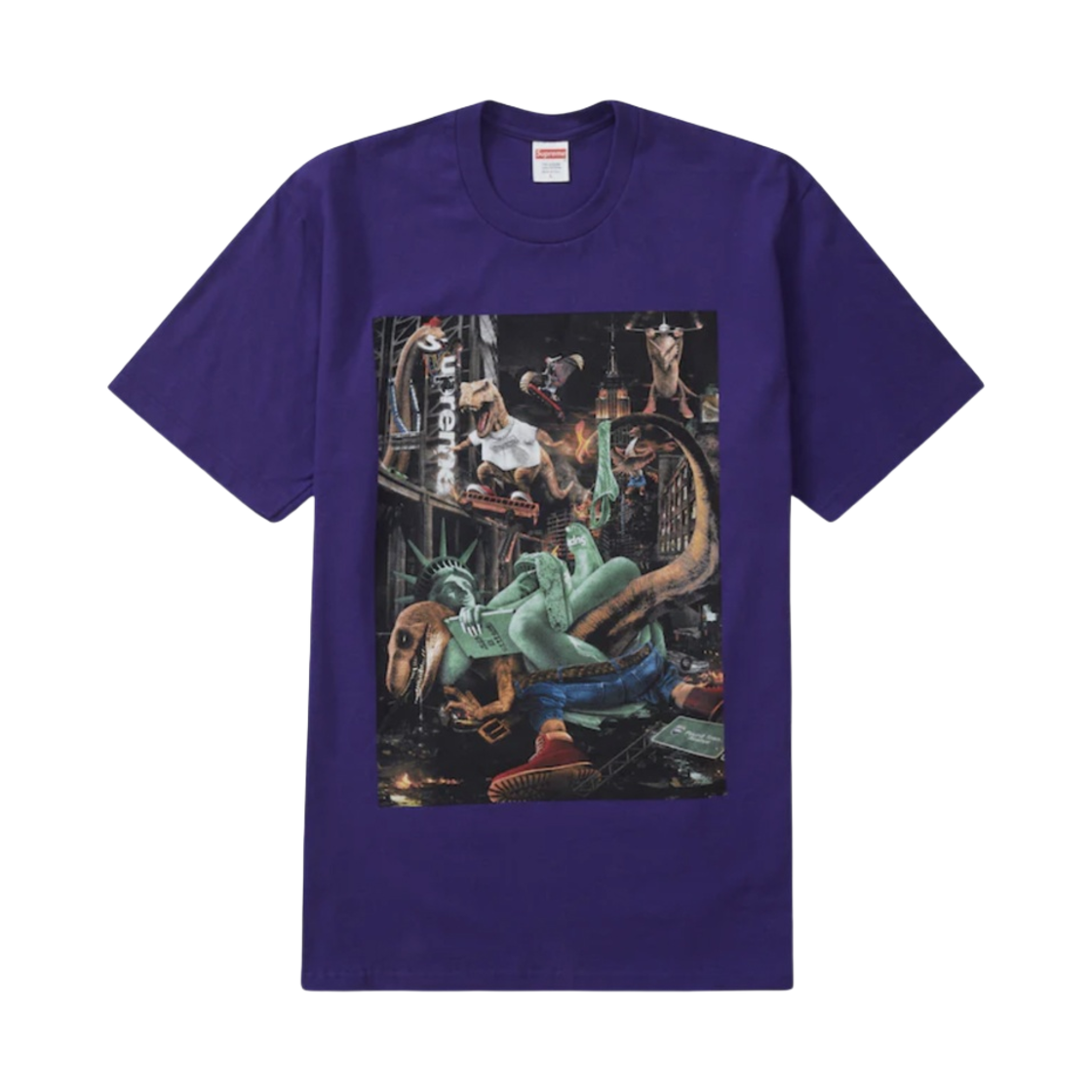 슈프림 티렉스 티셔츠 퍼플 - 23SS(Supreme T-Rex T-Shirt Purple - 23SS) - 1
