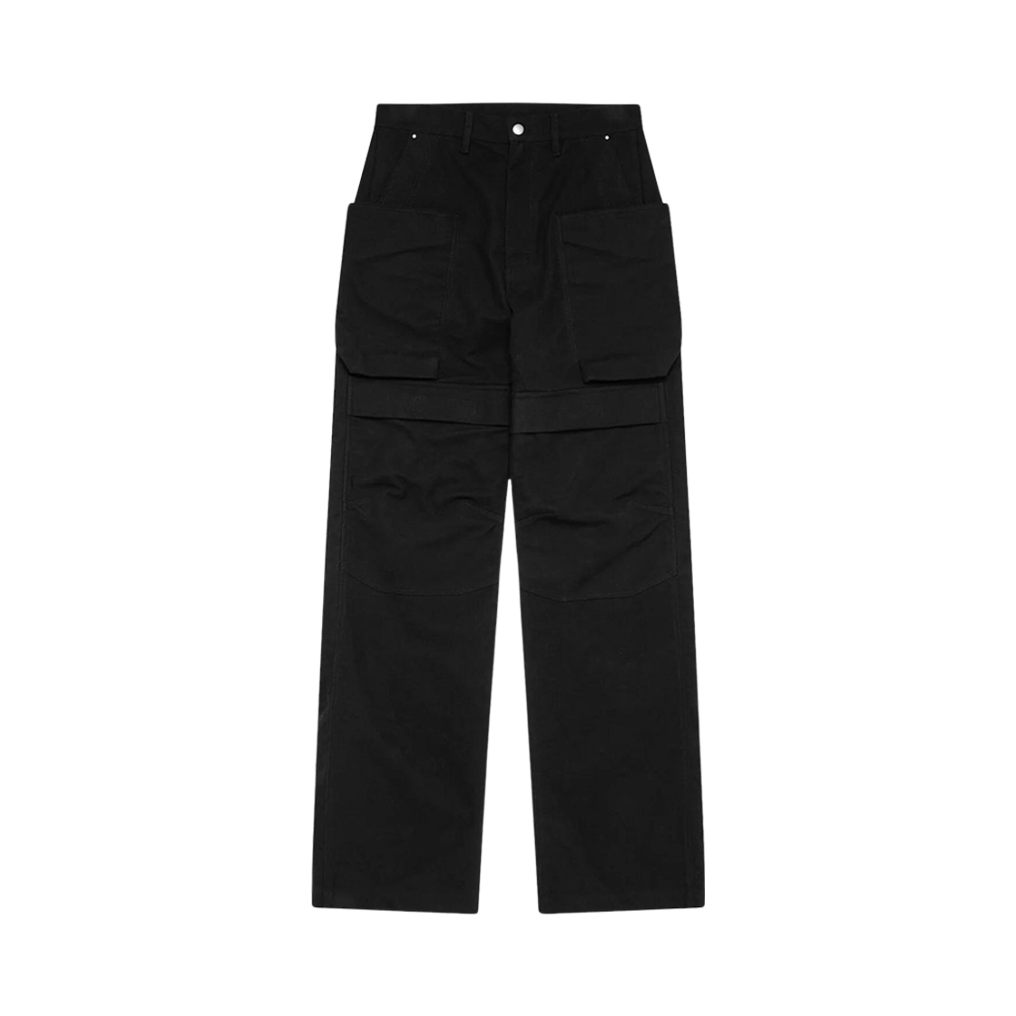 RU02D6346-TB-09 Rick Owens Stefan Cargo Pants Black
