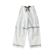 (W) Kapital Strong Twist Heavy Drill Nouvelle Shuttle Pants White