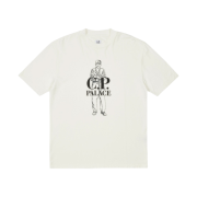 Palace x C.P. Company Logo T-Shirt White - 22FW