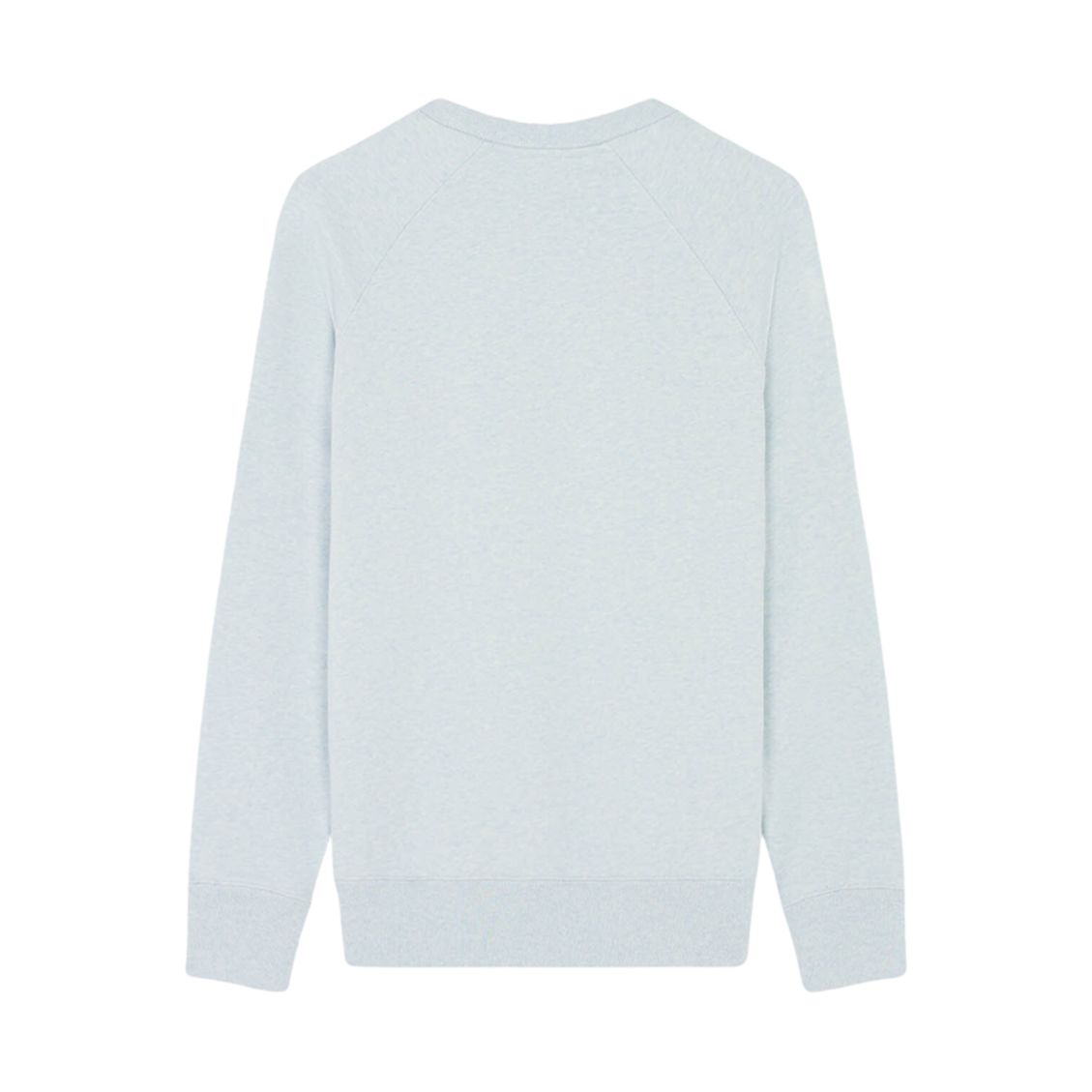 메종 키츠네 그레이 폭스 헤드 패치 클래식 스웨트셔츠 블루 헤이즈 멜란지(Maison Kitsune Grey Fox Head Patch Classic Sweatshirt Blue Haze Melange) - 2