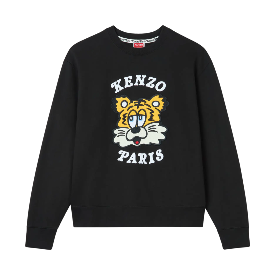 FF58SW2394MF-99J Kenzo x Verdy Market Genderless Embroidered Sweatshirts Black