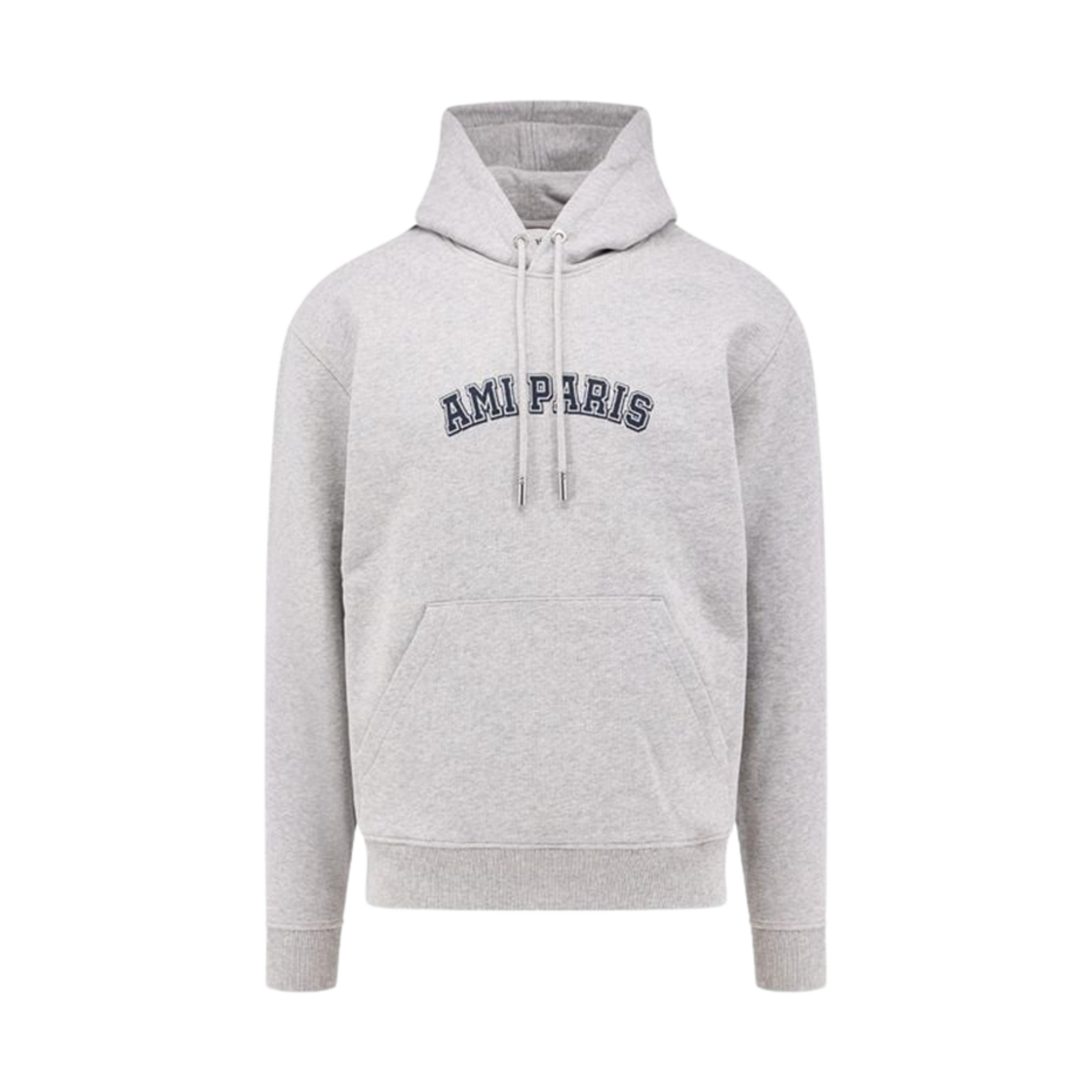 아미 로고 패치 후드 헤더 애쉬 그레이(AMI Logo Patch Hoodie Heather Ash Grey) - 1