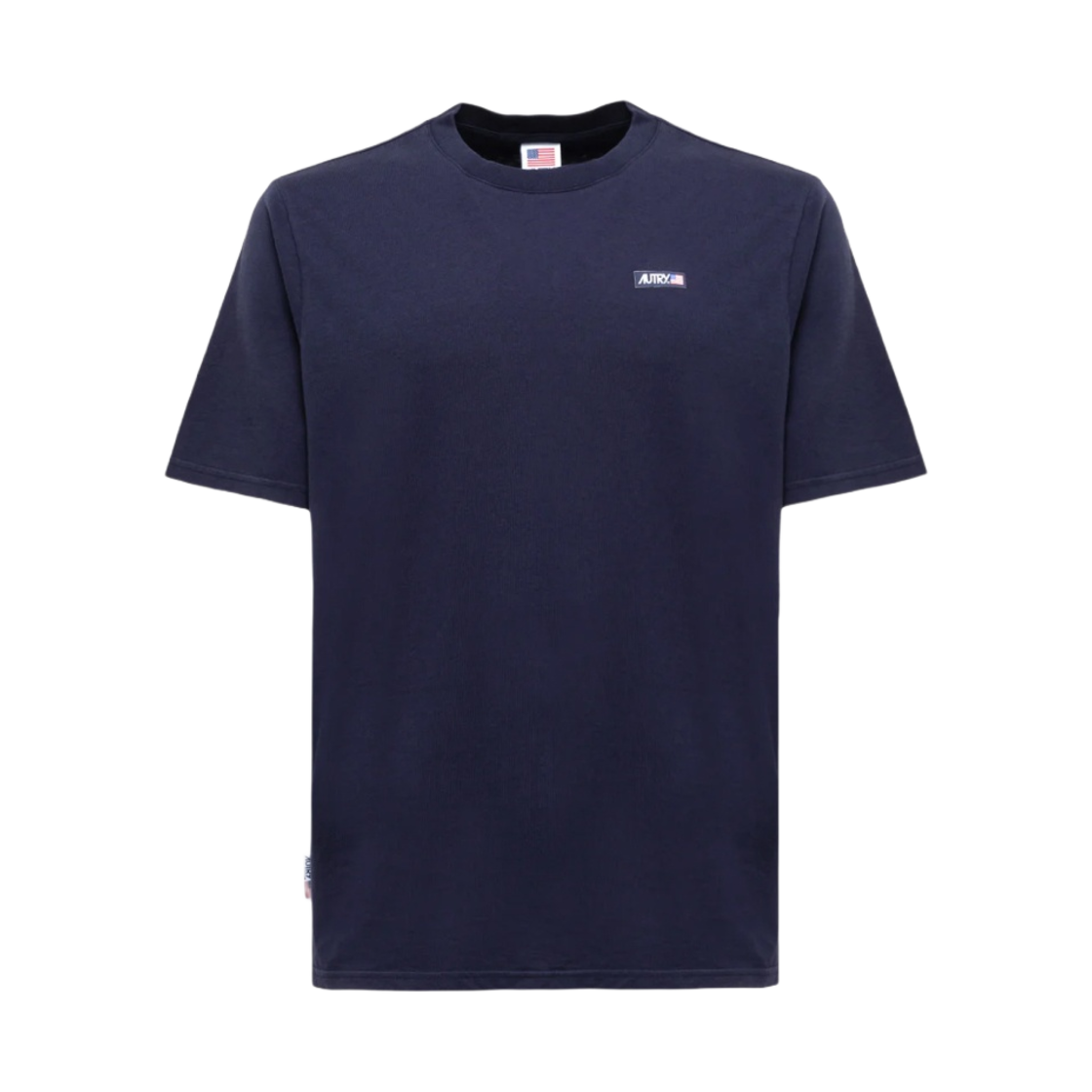 TSIM-401B Autry Logo Icon Crew Neck T-Shirt Blue
