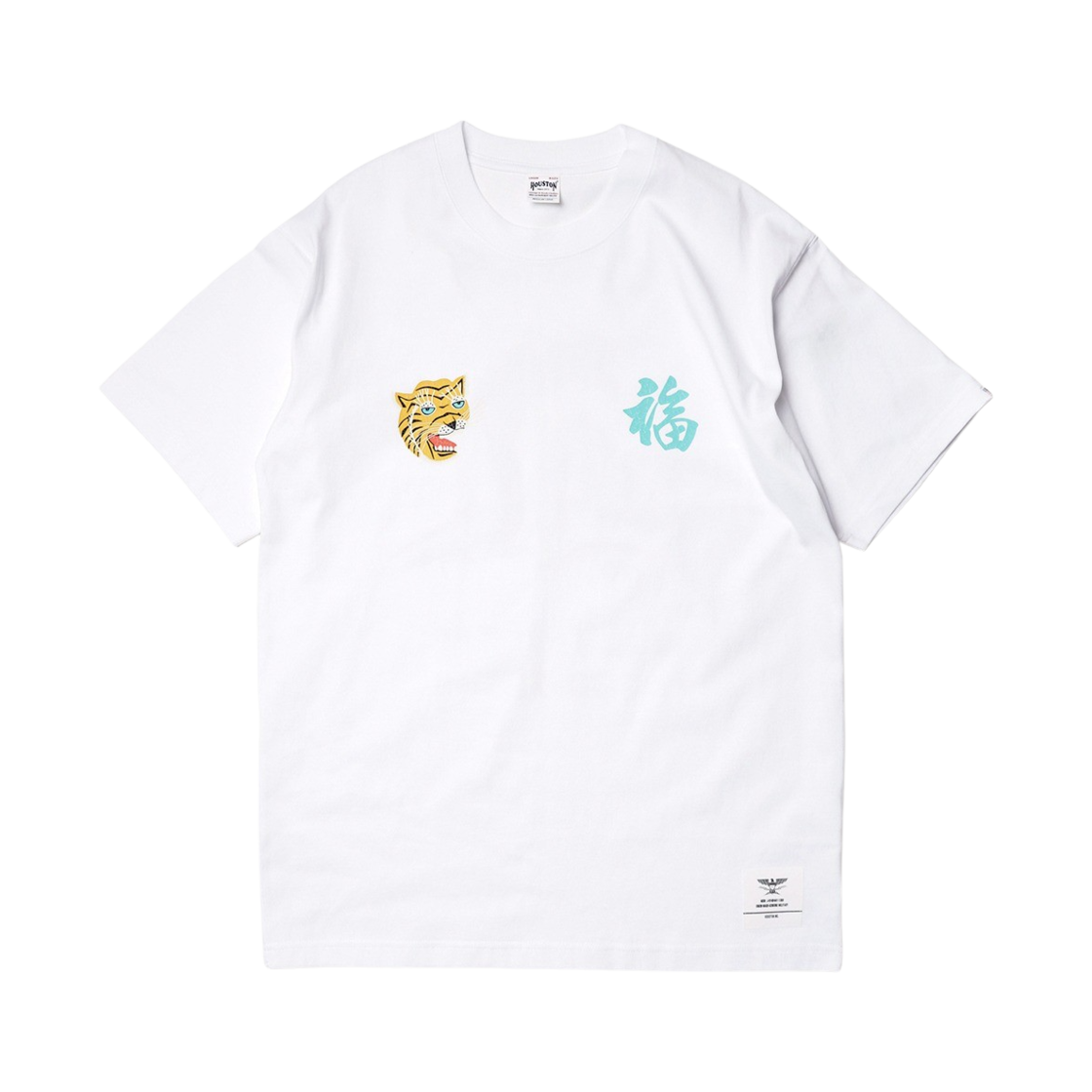 휴스턴 재팬 리사이클링 US 코튼 프린트 티 베트남 화이트 22202WH(Houston Japan Recycle US Cotton Print Tee Vietnam White 22202WH)