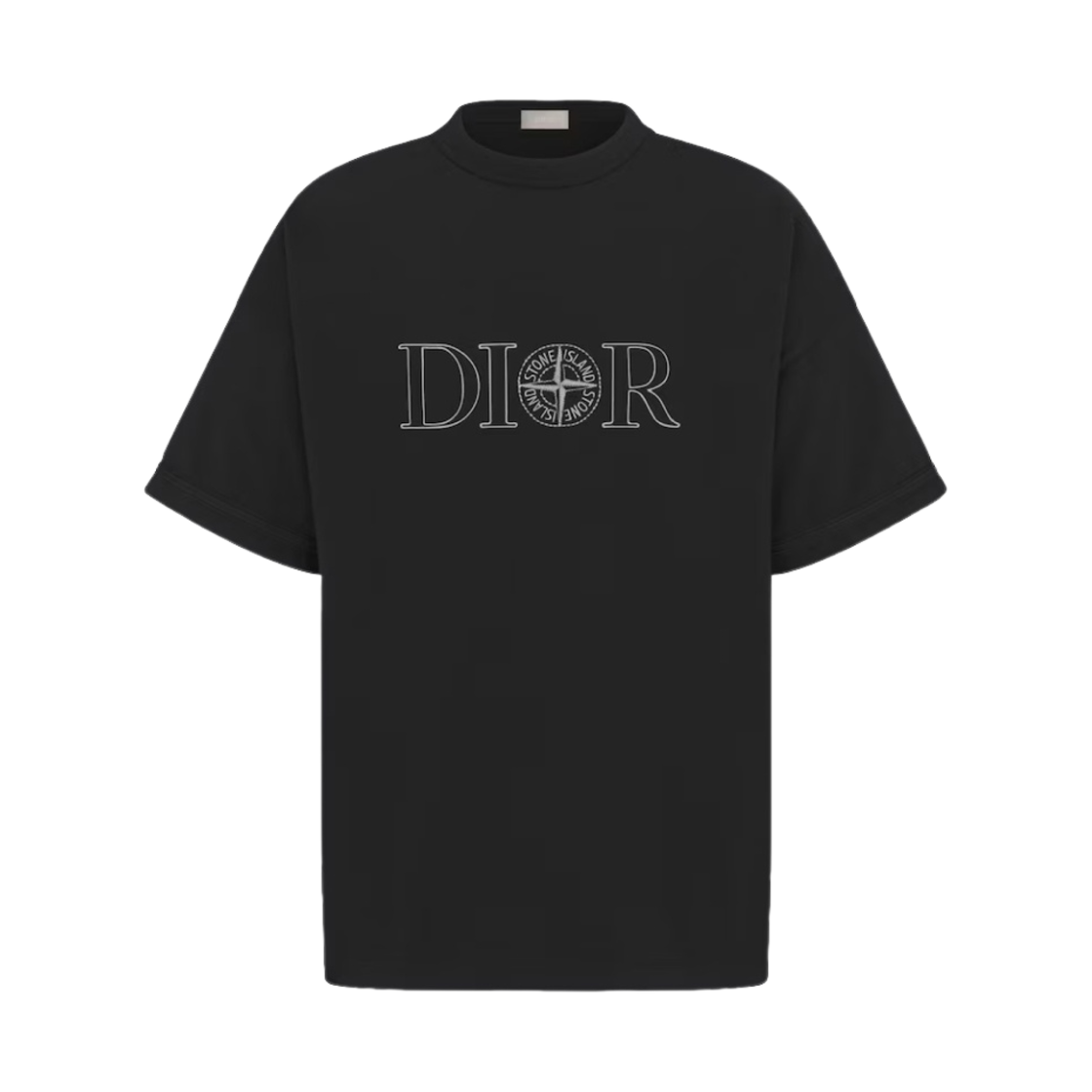 디올 x 스톤 아일랜드 오버사이즈 핏 티셔츠 블랙(Dior x Stone Island Oversized Fit T-Shirt Black)