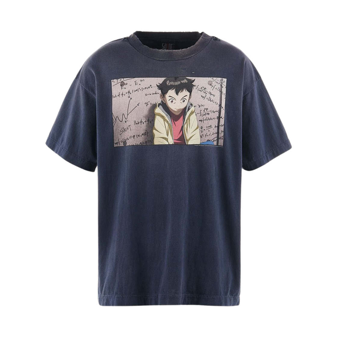 세인트 마이클 x 플루토 숏슬리브 티셔츠 네이비(Saint Mxxxxxx x Pluto S/S T-Shirt Navy)