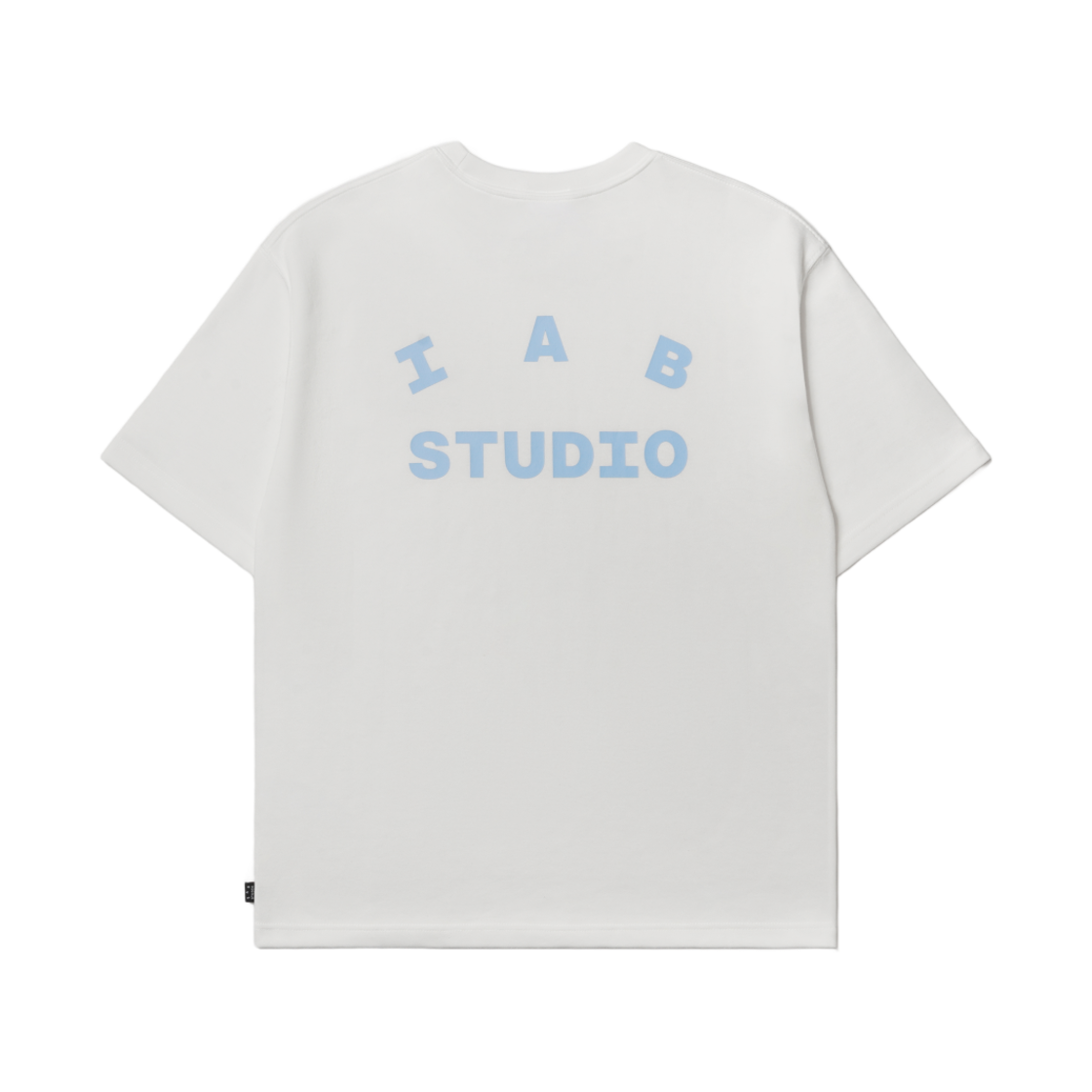 아이앱 스튜디오 티셔츠 화이트 스카이 블루(IAB Studio T-Shirt White Sky Blue)