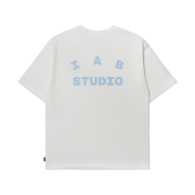 IAB Studio T-Shirt White Sky Blue