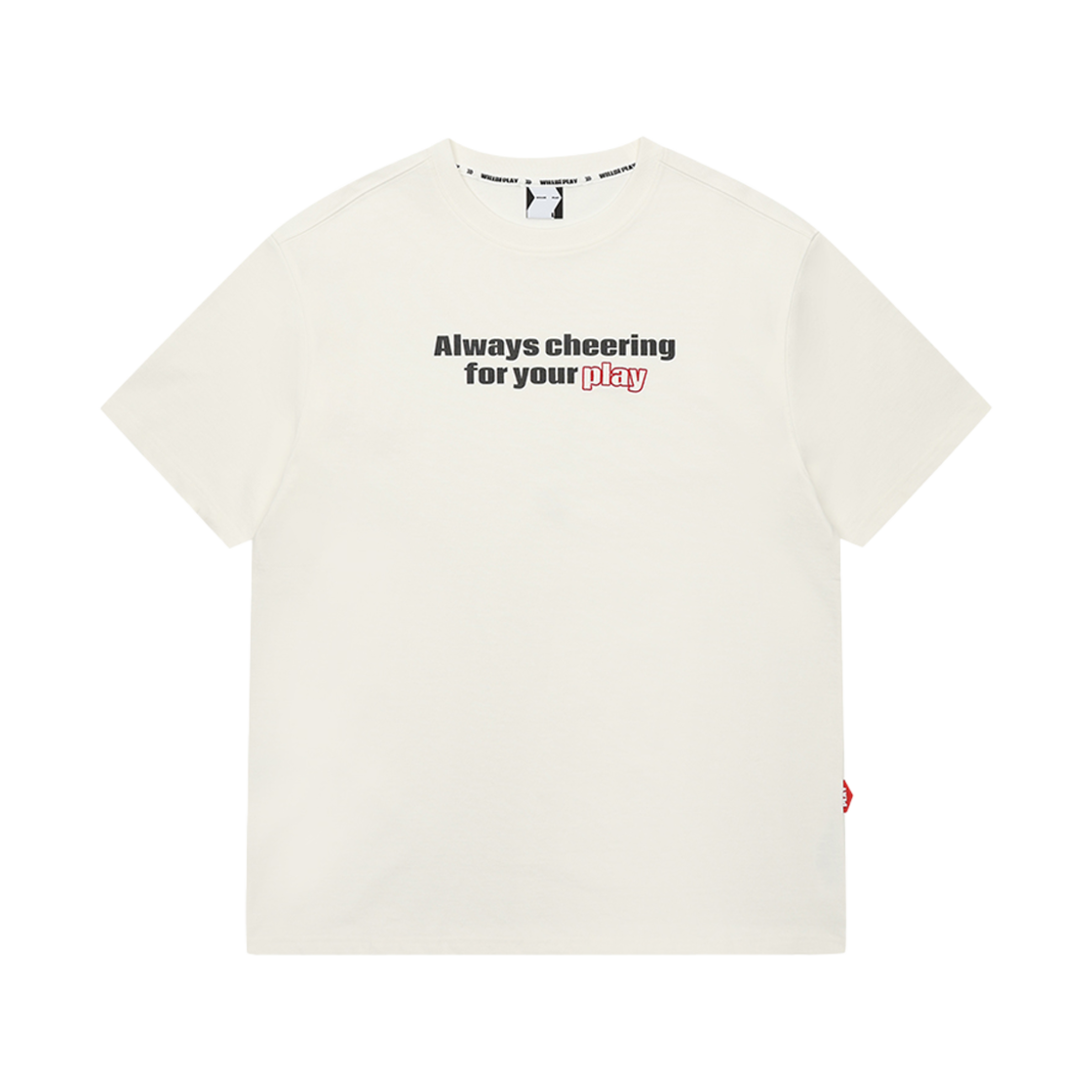 EWB2SSWH1 WILLBE PLAY Slogan T-Shirt White