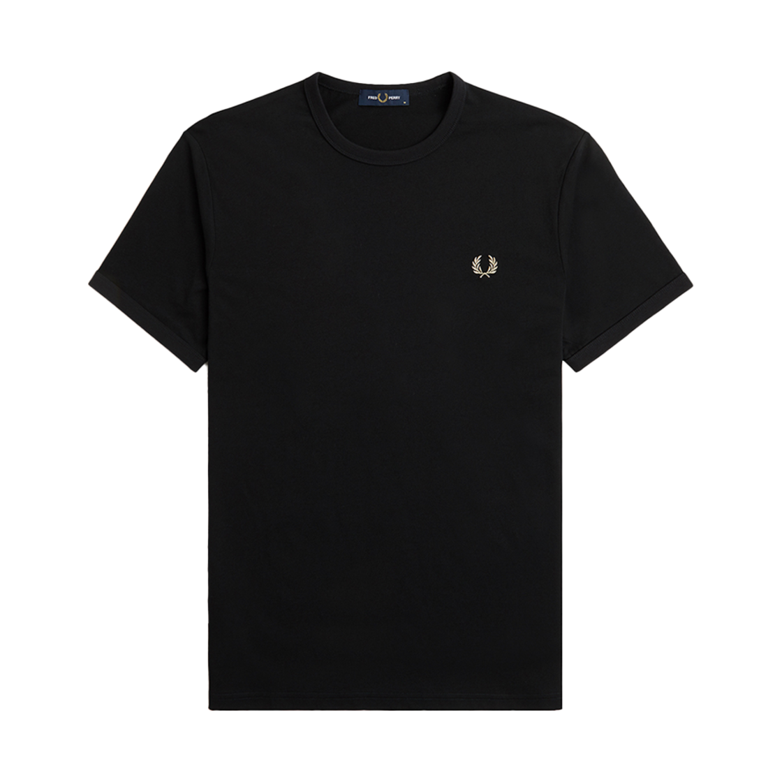 프레드페리 링어 티셔츠 블랙