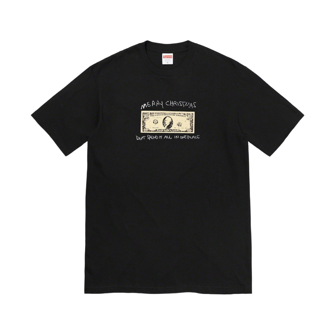 슈프림 스펜드 잇 티셔츠 블랙 - 21FW