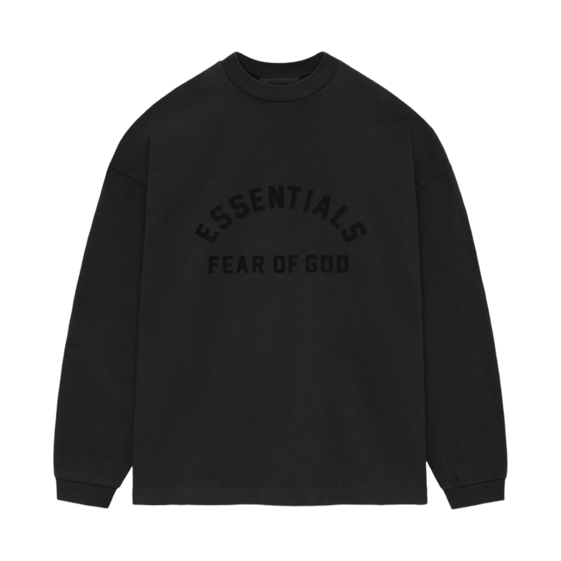 - Essentials Heavy Long Sleeve T-Shirt Black - 24SS