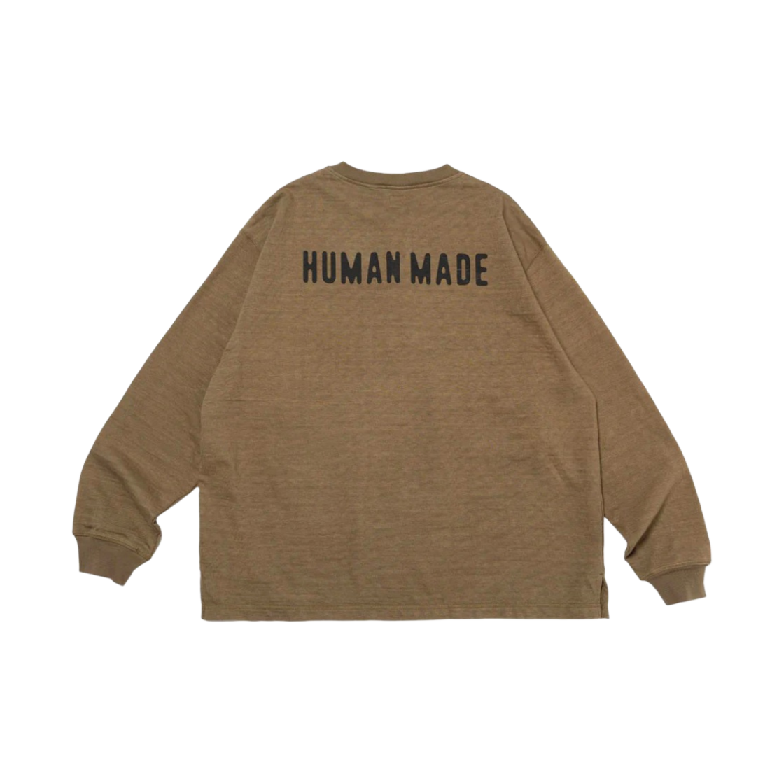 휴먼 메이드 오버사이즈 헨리넥 롱슬리브 티셔츠 올리브 드랩(Human Made Oversized Henley Neck L/S T-Shirt Olive Drab) - 2