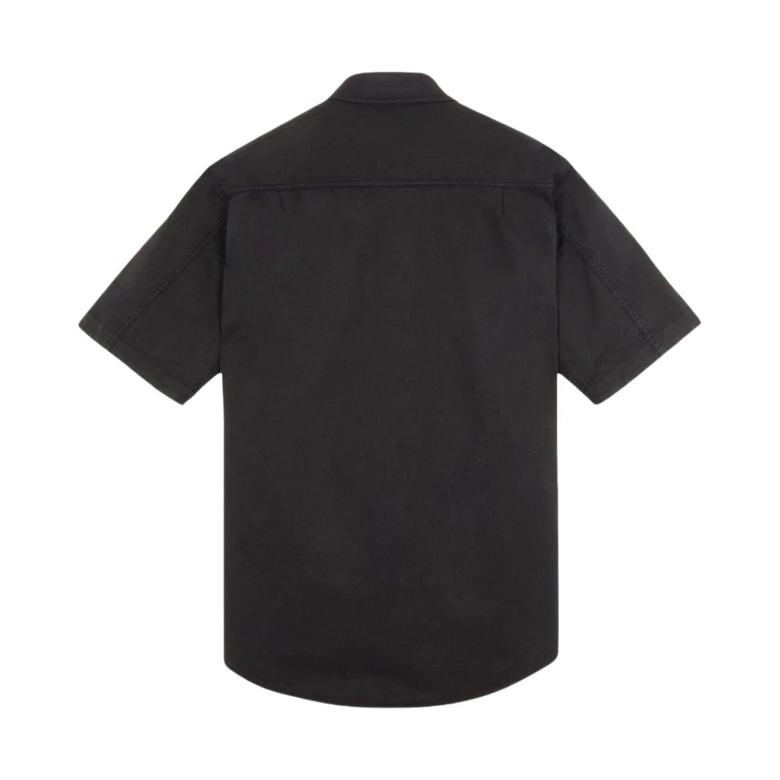 스톤 아일랜드 11819 스트레치 코튼 트윌 가먼트 다이드 숏슬리브 오버셔츠 블랙 - 21SS(Stone Island 11819 Stretch Cotton Twill Garment Dyed Short Sleeve Overshirt Black - 21SS) - 2
