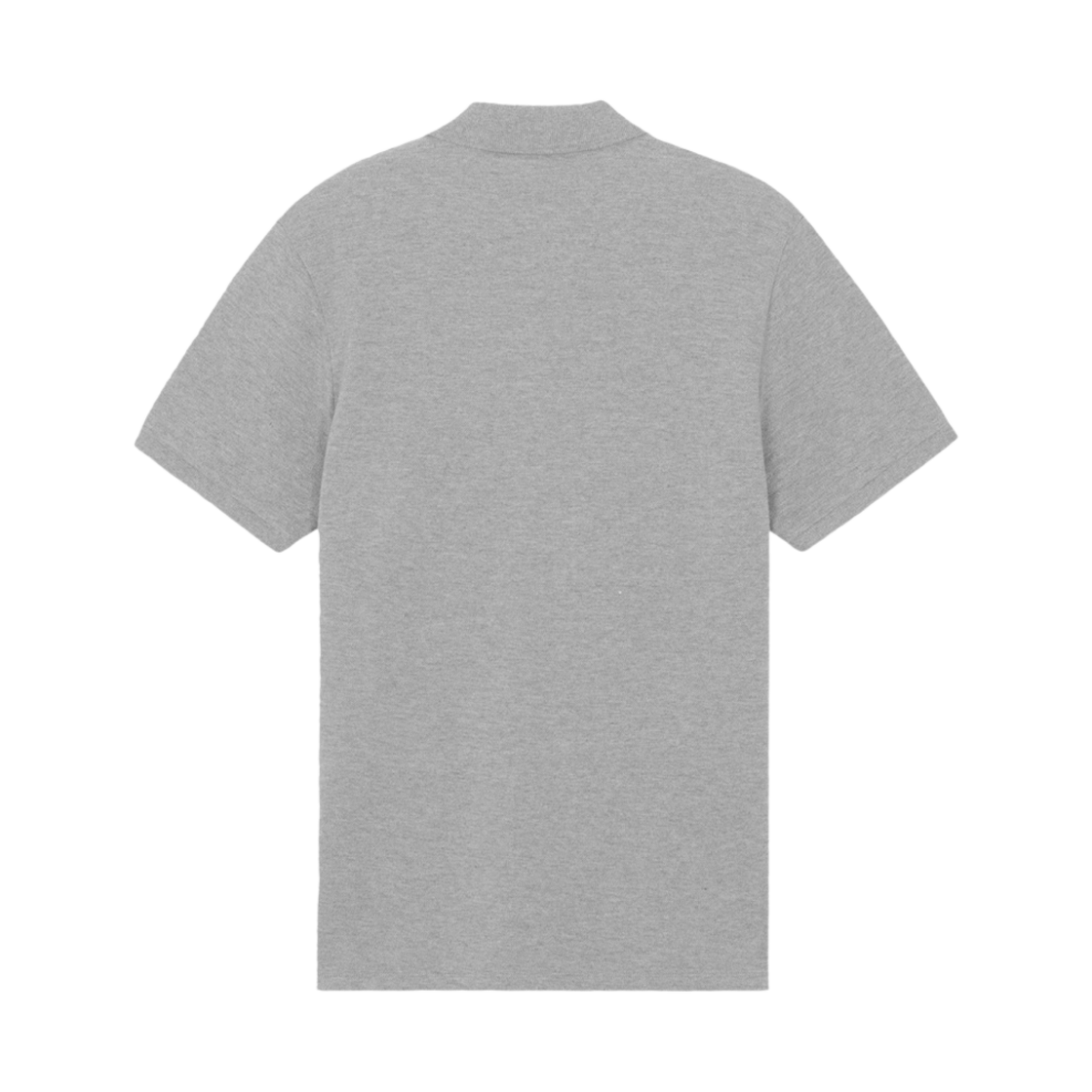 메종 키츠네 네이비 폭스 패치 클래식 폴로 그레이 멜란지(Maison Kitsune Navy Fox Patch Classic Polo Grey Melange) - 2