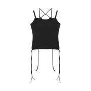 Vacant Archive Women Ines Layered Sleeveless Top Black
