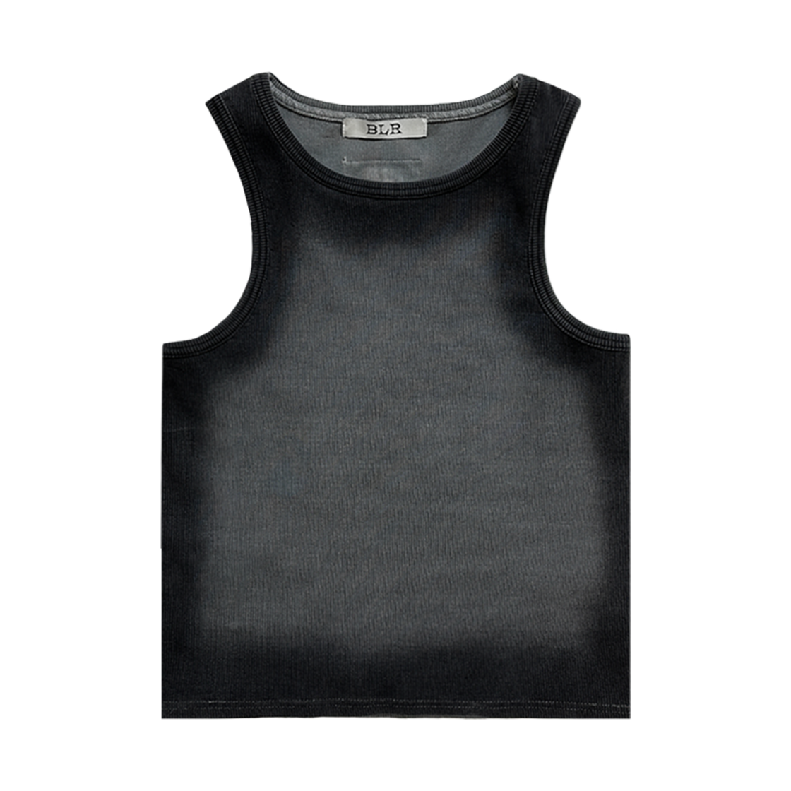 비엘알 우먼 하이텐션 그라데이션 워싱 슬리브리스 블랙((W) BLR Woman High Tension Gradation Washing Sleeveless Black)