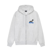 Stussy Apocalypse Zip Hoodie Ash Heather