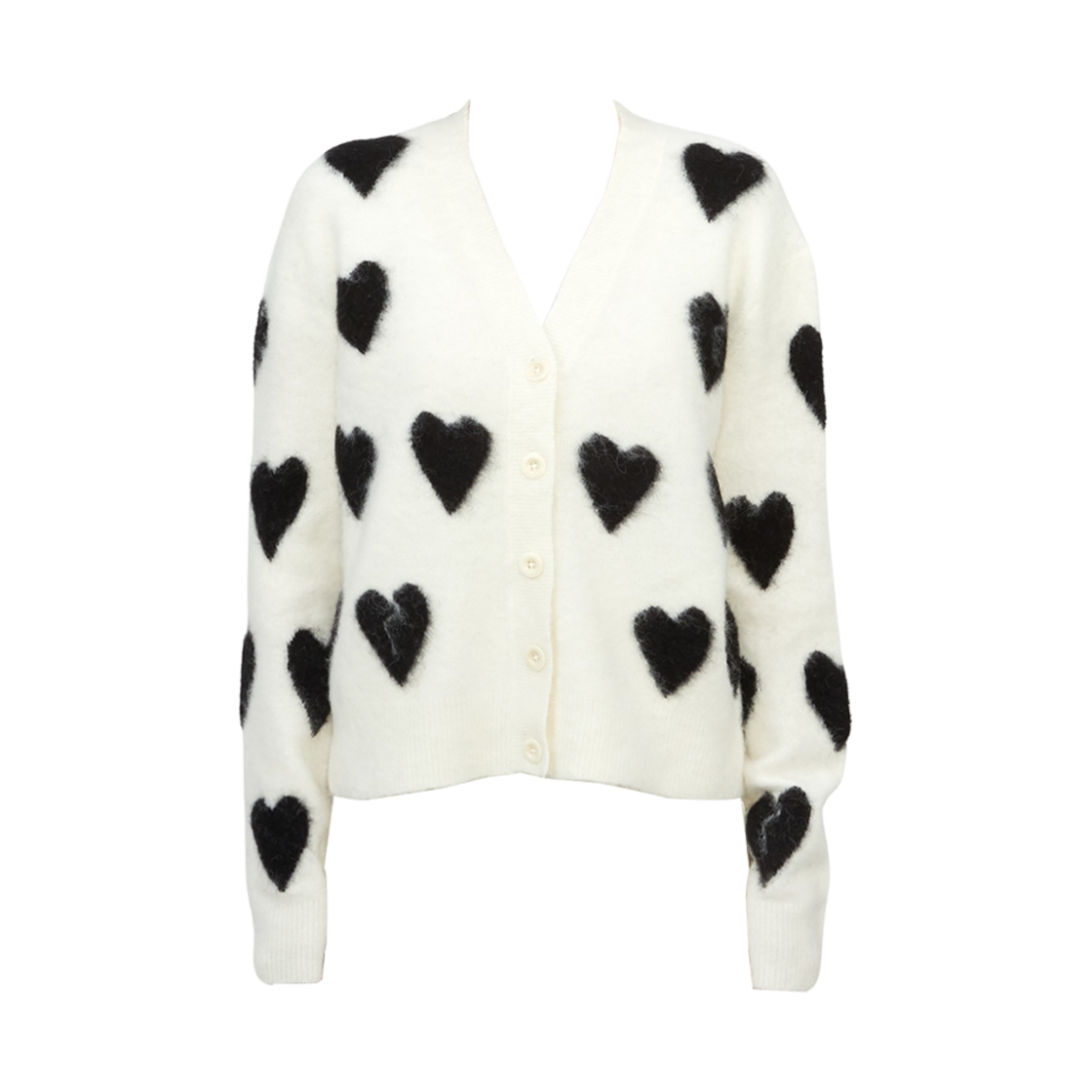 (W) 올 세인츠 아모라 가디건 화이트 블랙((W) All Saints Amora Cardigan White Black)