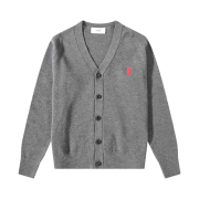AMI de Coeur Wool Cardigan Gris Chine