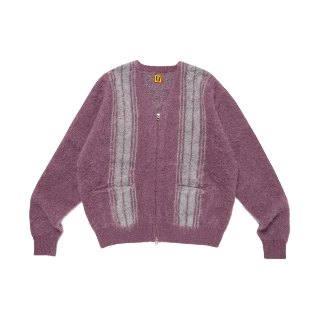 휴먼 메이드 집업 가디건 퍼플