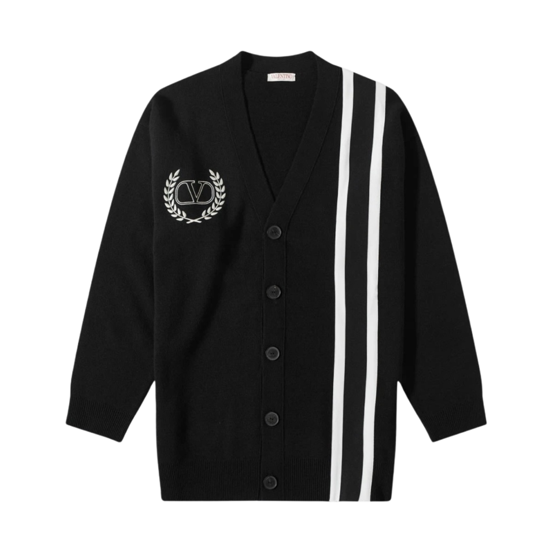발렌티노 크레스트 가디건 블랙(Valentino Crest Cardigan Black)