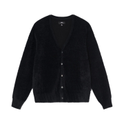 Stussy Shaggy Cardigan Black