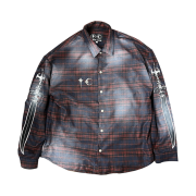Thug Club Arab Sword Flannel Shirt Red