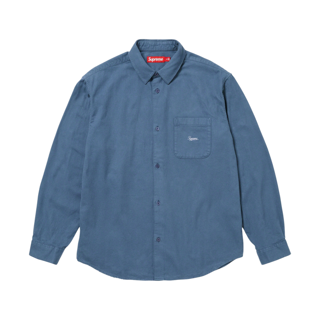 - Supreme Flannel Shirt Dark Slate - 23FW