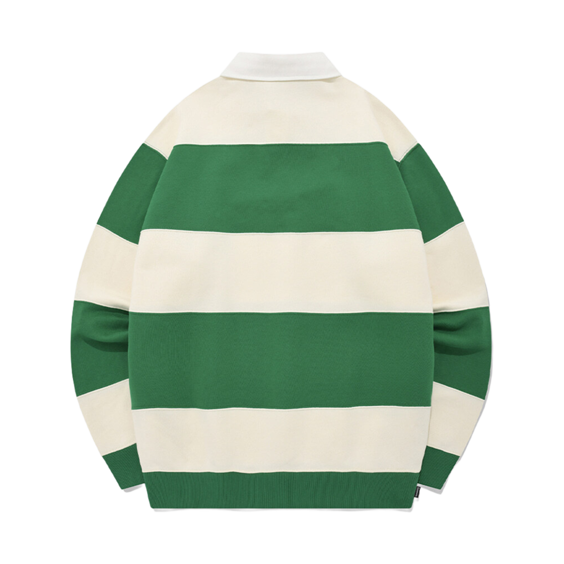 커버낫 스트라이프 럭비 스웨트셔츠 그린(Covernat Stripe Rugby Sweatshirt Green) - 2