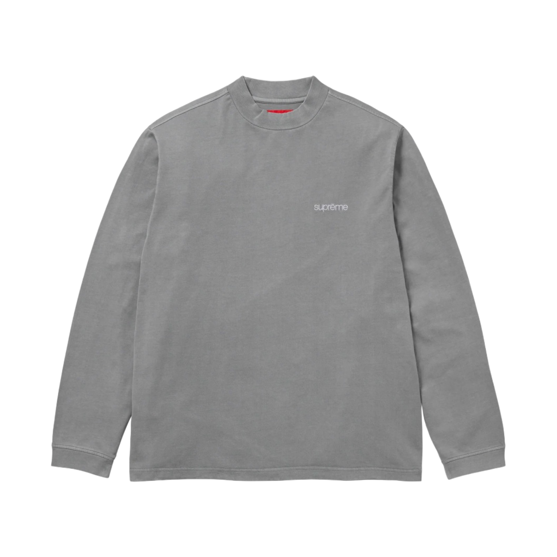 슈프림 모크넥 롱슬리브 탑 그레이 - 23FW(Supreme Mock Neck L/S Top Grey - 23FW) - 1