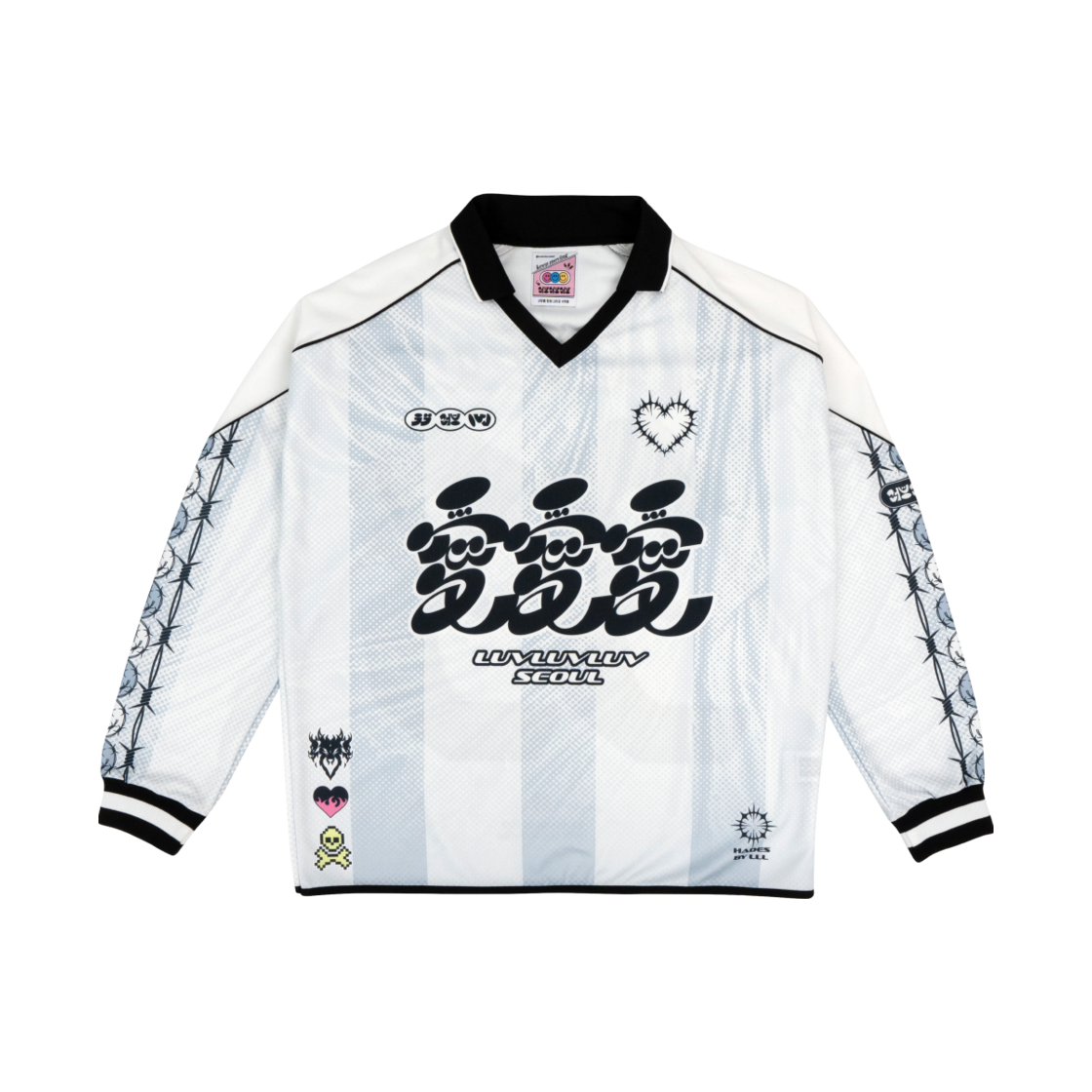 러브러브러브 KM 키퍼 저지 하데스 화이트(LUVLUVLUV KM Keeper Jersey Hades WH)