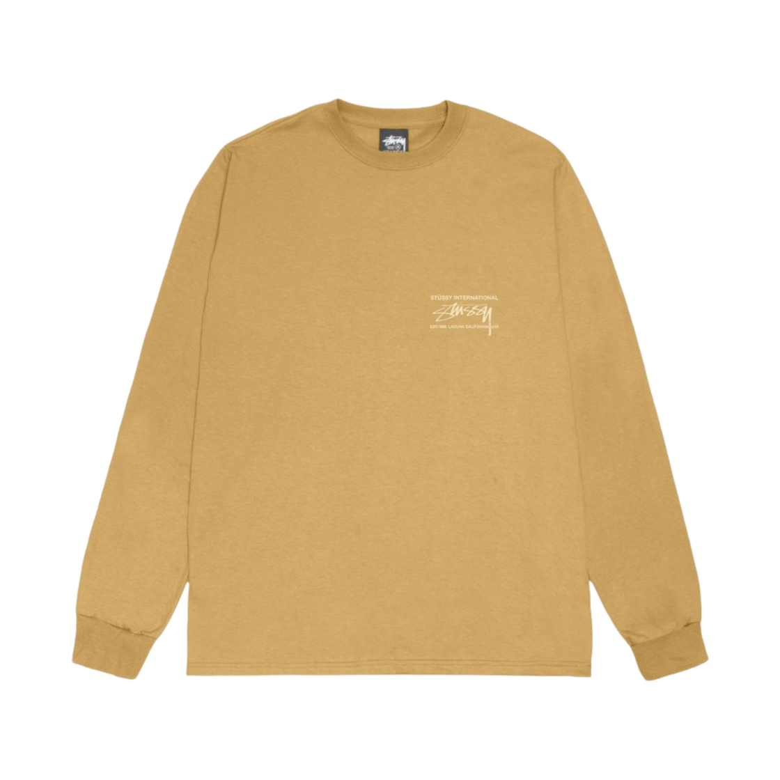 스투시 스무스 인터내셔널 롱슬리브 티셔츠 커리(Stussy Smooth International LS T-Shirt Curry) - 2