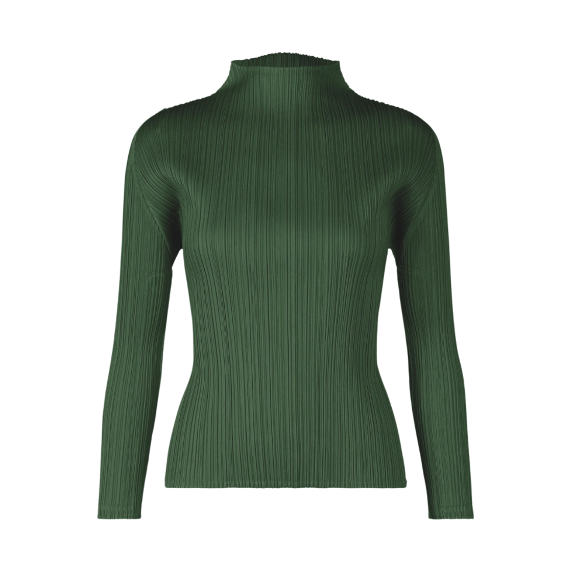 (W) 플리츠 플리즈 이세이 미야케 MC 옥토버 탑 딥 그린