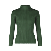 (W) Pleats Please Issey Miyake MC October Top Deep Green
