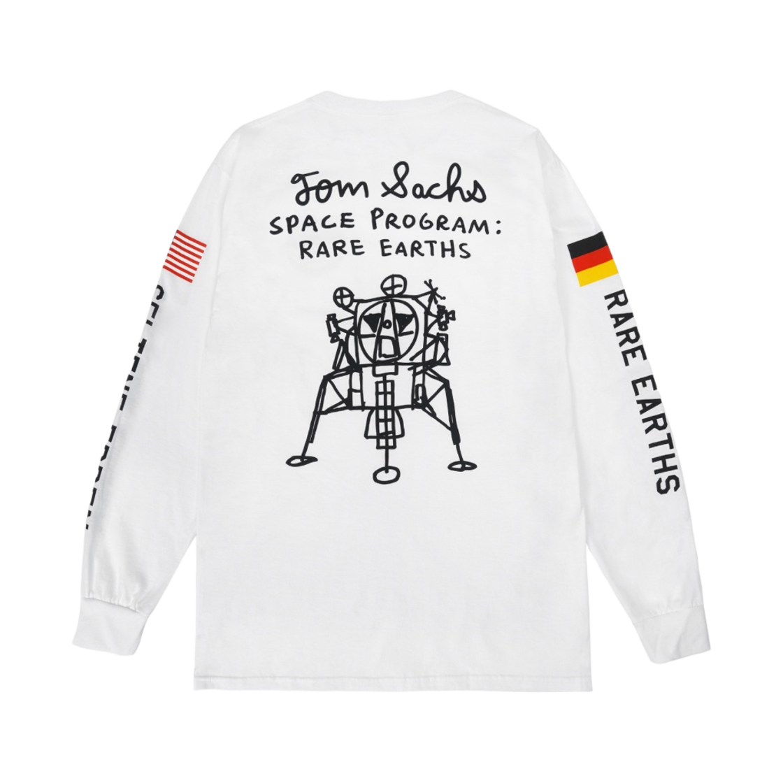 톰 삭스 스페이스 프로그램 롱슬리브 티셔츠 화이트(Tom Sachs Space Program Long Sleeve T-Shirt White)