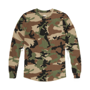 Corteiz Guerillaz Thermal L/S T-Shirt Woodland Camo