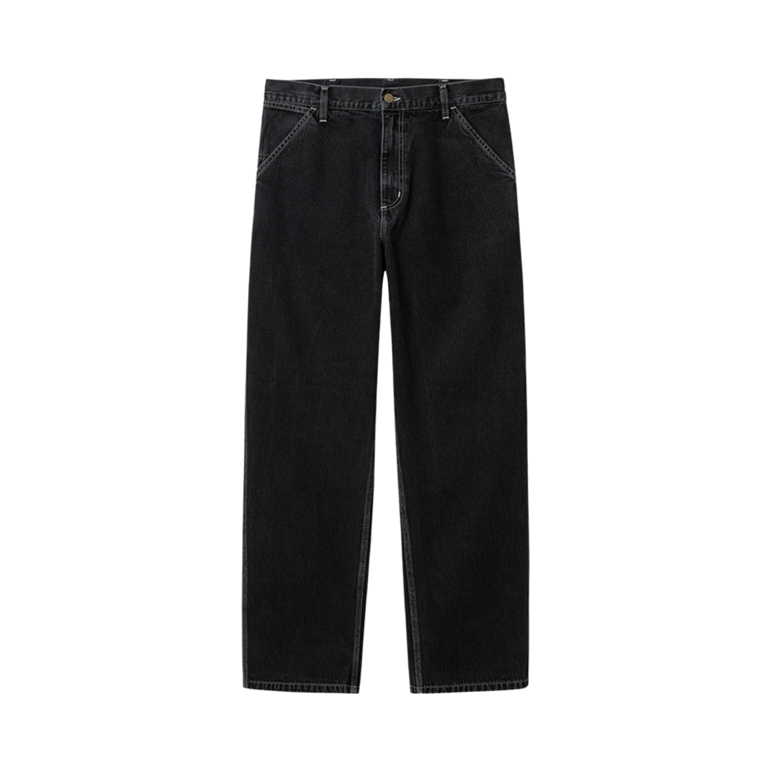 칼하트 WIP 노르코 데님 심플 팬츠 블랙 헤비 스톤 워시(Carhartt WIP Norco Denim Simple Pants Black Heavy Stone Wash) - 2