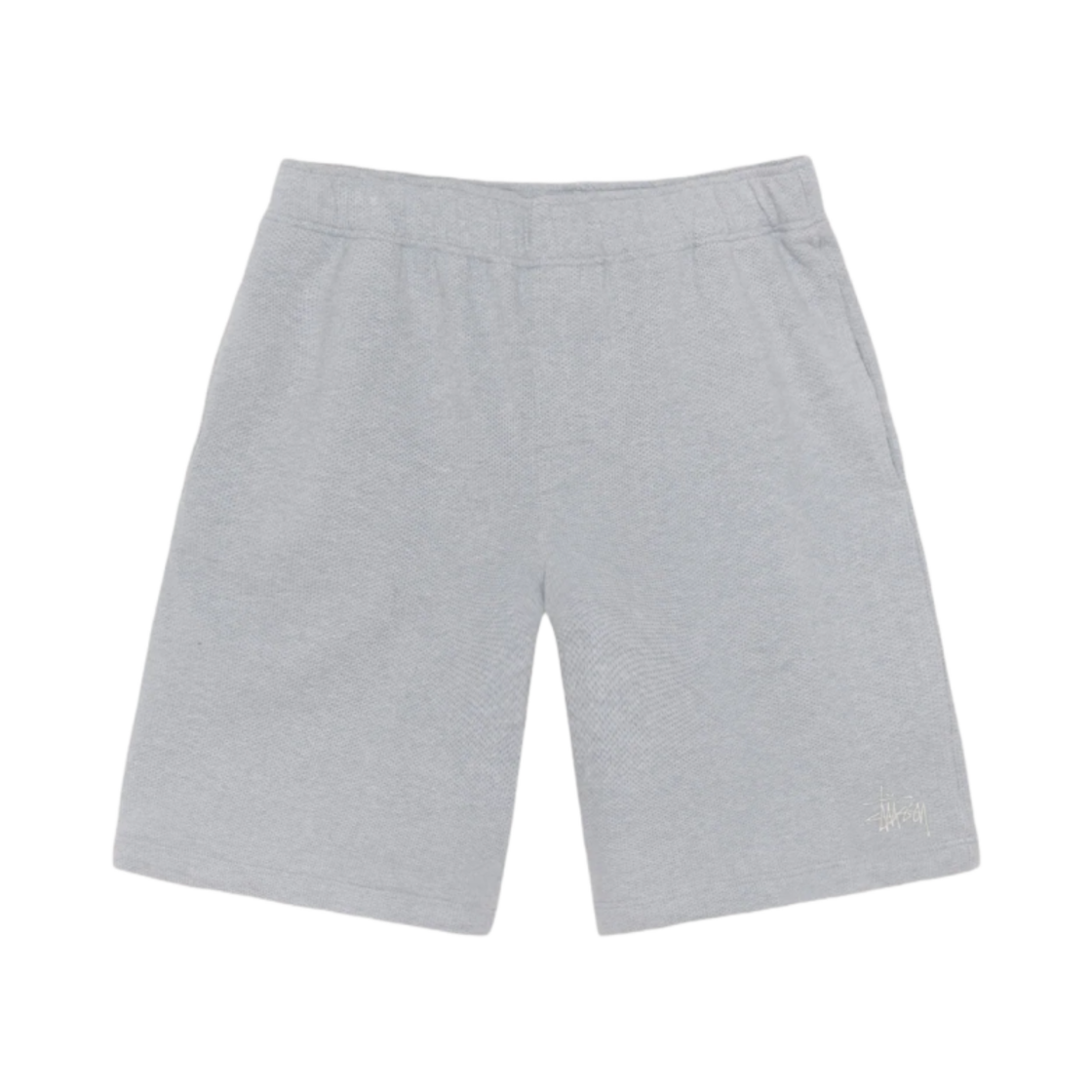 스투시 더블 레이어 저지 쇼츠 그레이 헤더(Stussy Double Layer Jersey Shorts Grey Heather)