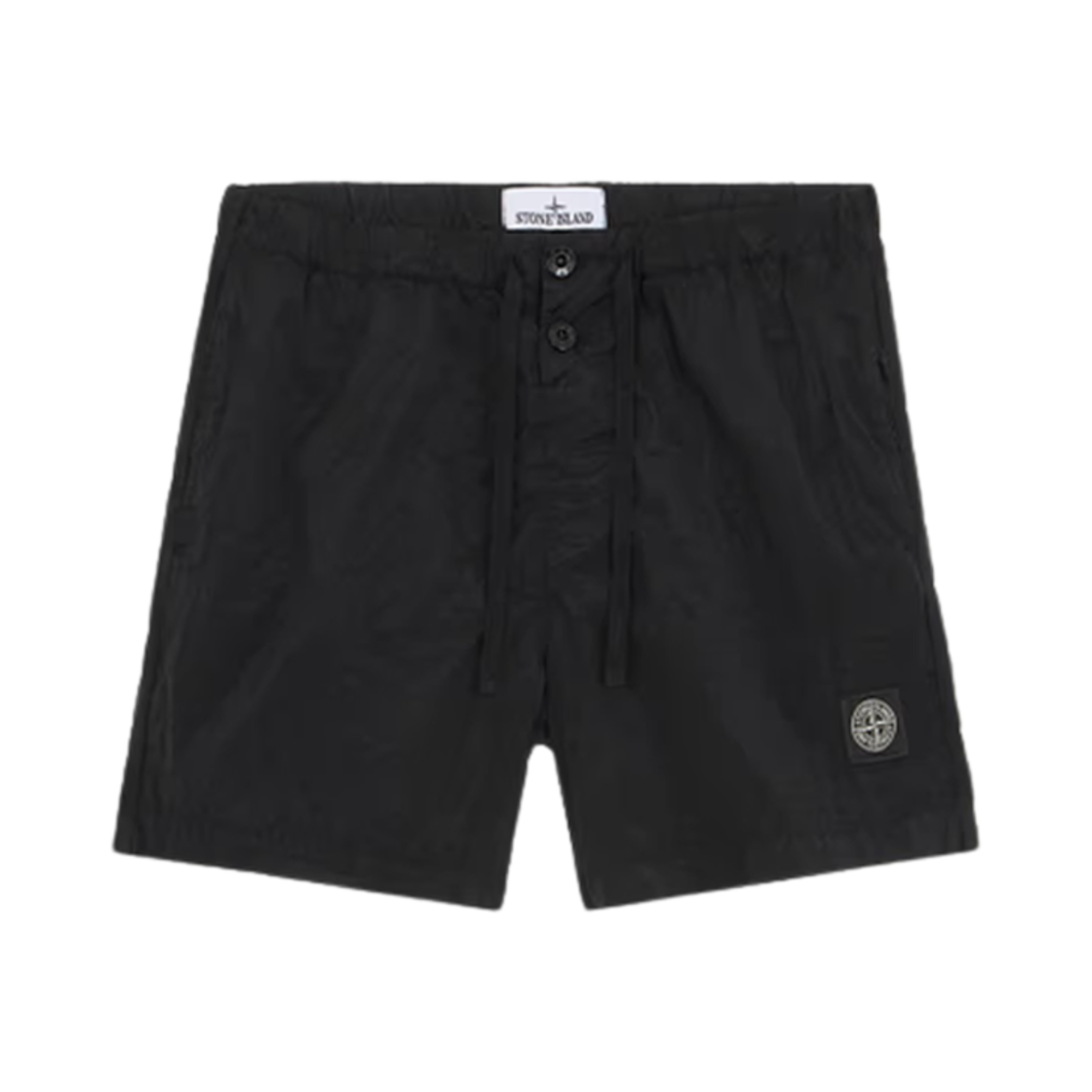 K1S15B100006-S0043-V0029 Stone Island B100006 Nylon Metal in Econyl Pocket Details Slim Fit Swim Trunks Black - 25SS