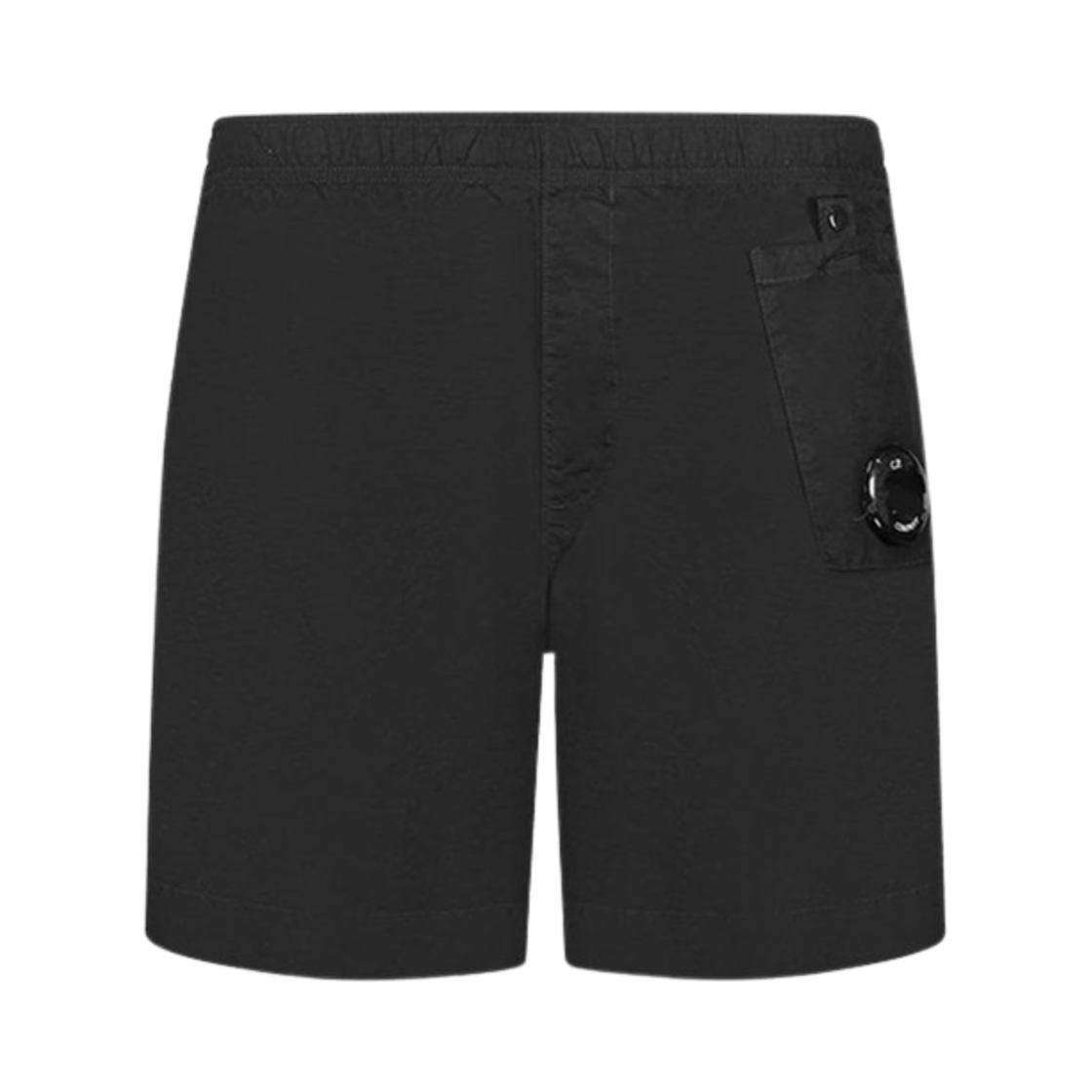 16CMBW177A005991G999 C.P. Company Flatt Nylon Utility Swim Shorts Black - 24SS