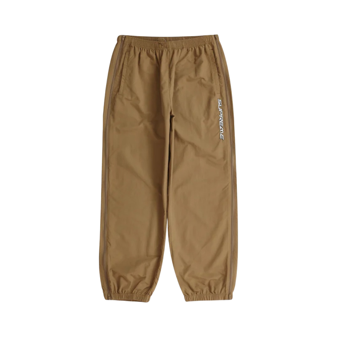 슈프림 풀 집 배기 웜업 팬츠 라이트 브라운 - 23SS(Supreme Full Zip Baggy Warm Up Pants Light Brown - 23SS) - 1